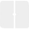 Ekena Millwork Lucan Architectural Grade PVC Contemporary Ceiling Medallion, Two Piece, 40"OD x 3"ID x 14"C x 1"P CMP40LN2-03000 - alternate 2